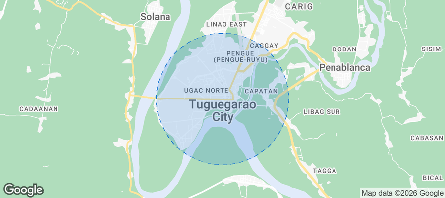 Tuguegarao City Airbnb map